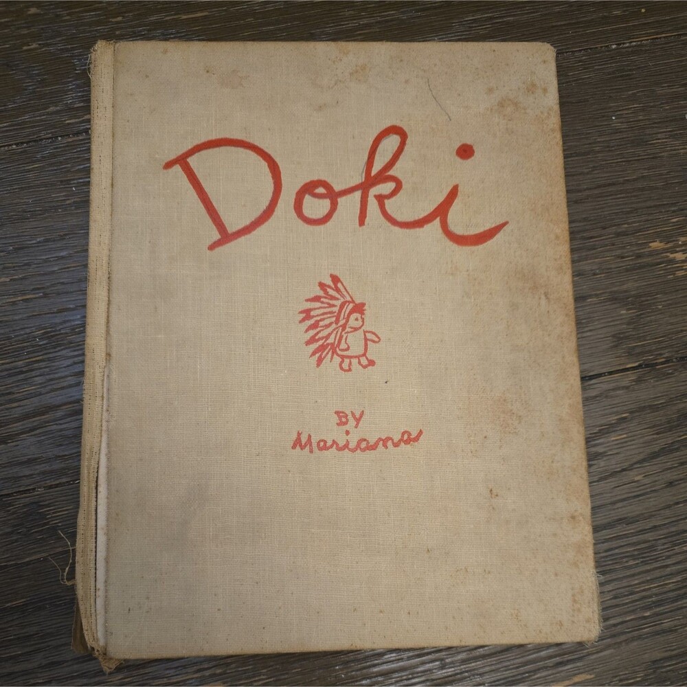 Doki The Lonely Papoose by Mariana 1955 1st Edition RARE alternate HC No DJ
